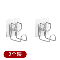 吹风机架免打孔浴室卫生间厕所置物收纳架壁挂电吹风挂架风阿斯卡利(ASCARI)筒架子 脸盆架2个装(胶片随机)