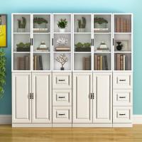 书柜书架自由组合带阿斯卡利(ASCARI)简易书橱置物架玻璃办公书柜简约现代书房柜