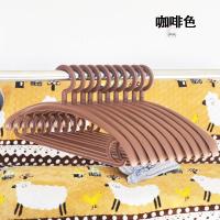 成人宽肩衣架加粗塑料防滑无痕家用晾晒挂夹衣服挂批发裤架衣撑