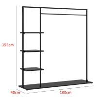 经典服装店展示架落地式陈列衣服架子组合欧式侧挂衣架女装店货架