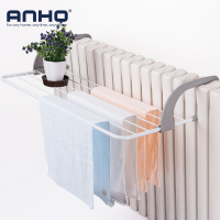 暖气片毛巾架折叠晾衣架阳台置物架窗台鞋架家用栏杆暖气管晾衣架