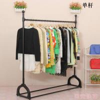 服装店衣架展示架双层服装架子双杆童装男女装店货架升降架落地式