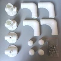 折叠晾衣架配件连接件 X型接头32mm加厚衣架塑料接口配件套装