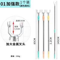 撑衣杆家用衣叉杆取衣服挑杆加长不锈钢挑衣杆服装店伸缩晾衣杆子