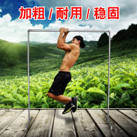 镀锌管晾衣架落地挂衣架室外阳台简易单双晒杆晒被衣服架水管架子