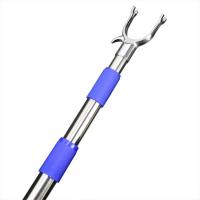 2米加长撑衣杆三节伸缩不锈钢晾衣丫叉挑衣杆挂取收衣竿晒衣家用