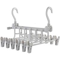 多层裤架家用多功能衣柜裤夹带夹子衣架裤子收纳架子防滑裤挂