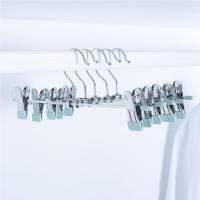 裤架带夹子家用晒衣架多功能收纳内衣裙伸缩挂钩无痕强力晾挂防滑