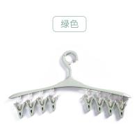 室外防风晾袜子衣架省空间带有夹子的凉内衣家用宝宝儿童多夹神器