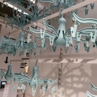 普利萨 悬挂式晾衣架 带16个衣夹 裤袜晾晒架折叠衣架便携式