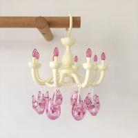 **ins吊灯衣架粉色少女心小公主房间学生晾衣夹