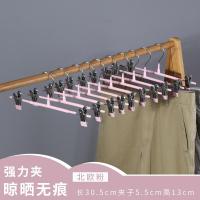 家用挂裤架裤夹衣架裤子收纳神器无痕强力裙夹多功能防滑夹子衣柜