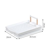 懒人叠衣板衬衫裤子衣柜叠衣服收纳神器家用分层隔板折衣板整理架