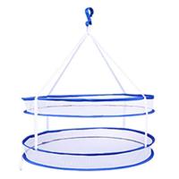 聚盛源晾衣网衣服衣篮折叠可双层兜平铺晒衣篮晒大号晾晒网晾网兜