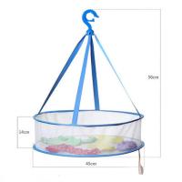 网盘吊带晾毛衣网兜晒衣篮晾架平板连体用具浴室野营圆网袜子挂网