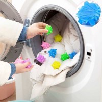 20个中号洗衣机强力清洁去污魔力实心洗护球海星防缠绕洗衣摩擦。