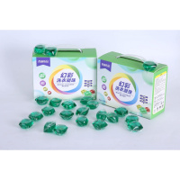 梅姐家幻彩洗衣凝珠玫瑰木香无荧光剂洗衣珠35粒机洗