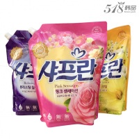 韩国 衣物柔顺剂 衣服护理液芳香防静电柔软剂花香2000ml