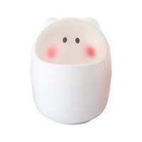 可爱小垃圾桶办公桌面摇盖收纳桶床头小纸篓圆杂物收纳盒纸巾桶