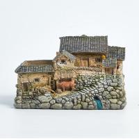 创意田园复古花盆微景观多肉植物摆件个性室内盆栽禅意盆景装饰品