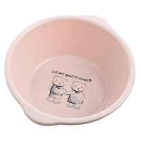 小熊印花脸盆宿舍用大号洗衣盆学生洗脸盆子家用塑料洗脚盆