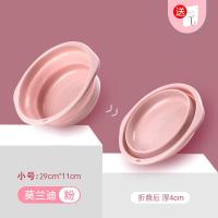 旅行便携式折叠盆家用超轻大号压缩脸盆硅胶可伸缩旅游婴儿宝宝盆