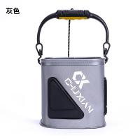 钓鱼打水桶带绳渔具eva加厚鱼桶可折叠装鱼活鱼箱小钓鱼桶