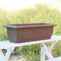 阳台种菜盆园艺长方形花盆花树脂塑料特大种植箱带隔网绿植盆栽