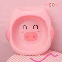 ins粉色小猪少女心可爱学生宿舍用小号洗脸盆子宝宝婴儿塑料家用