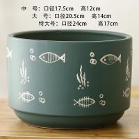 花盆陶瓷特大号北欧风多彩简约客厅阳台多肉绿萝绿植花盆