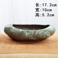 水仙花铜钱水培花盆水养的仿石头盆景碗莲睡莲个性创意陶瓷无孔