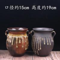 多肉法师老桩花盆大口径花盆加大高筒盆复古透气粗陶陶罐