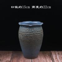 多肉花盆高筒透气陶罐手拉粗陶紫砂多肉植物陶瓷花盆老桩盆器