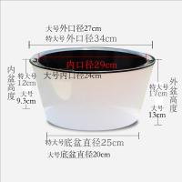塑料绿萝大花盆自吸水式懒人花盆花卉绿植兰花盆环保树脂多肉花盆