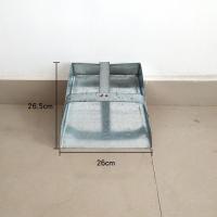 垃圾斗簸箕单个家用铁皮不锈钢手持铁撮子老式畚斗铁环卫垃圾铲