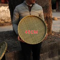 竹编竹制品家用收纳筐无孔竹篮竹匾农家装饰晾晒干货茶叶