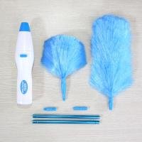 电动除尘掸360度电动鸡毛掸除尘器毯全自动静电除尘神器家用禅子