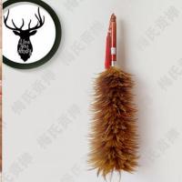 [厂家直销]勋鸡毛扫真鸡毛掸子伸缩车用家用床刷不毛除尘