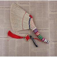 东北农村老式手工艺编制织扫炕高粱苗防静电扫把笤帚扫帚床扫车扫