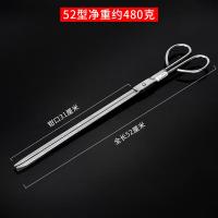 家用不锈钢加长火钳 夹煤球钳子 户外烧烤炭钳碳火夹子 捡垃圾钳