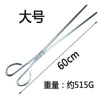 不锈钢火钳夹家用大号加厚加粗老式拾物器卫生钳环卫防滑垃圾夹子