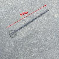 垃圾夹子拾物器加厚长柄扁头火钳老式手工铁钳烧烤炭钳取物器夹子