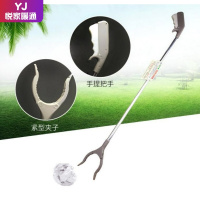 手动防滑下水道环卫工捡垃圾用的夹子 清洁抓钩尖拾物器加长