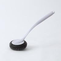 家用厨房钢丝球带长柄洗碗刷锅清洁球