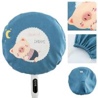 卡通布艺风扇罩防尘罩落地式全包可爱风扇罩子套圆形全包电扇罩