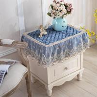 欧式电视机罩防尘罩冰箱洗衣机床头柜盖布多用巾盖巾小桌布小方巾