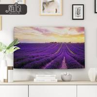 电视机防尘罩北欧壁挂式液晶电视套55英寸50曲面65盖电脑罩子布艺