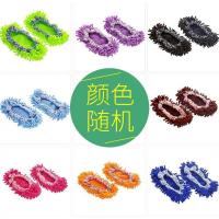 拖布拖鞋懒人可拆卸懒人拖地神器套脚鞋套家用防滑清洁鞋套擦地用