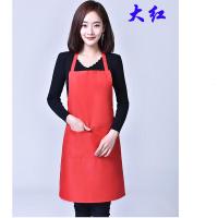围裙定制logo印字韩版时尚广告围裙定做厨房火锅店围裙男女工作服