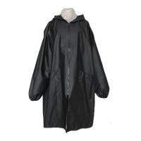 时尚成人长袖围裙男女绘画防水防油污罩衣拉链连帽厨房家务工作服